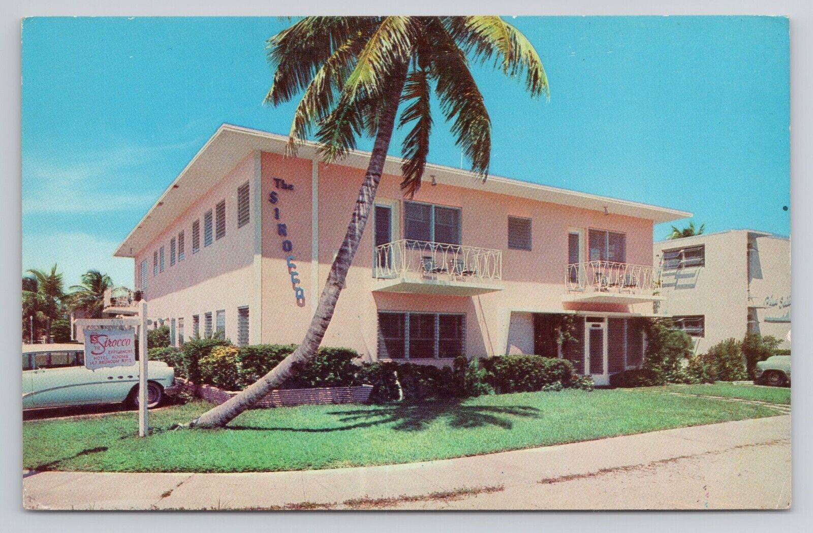 Postcard The Sirocco Apartment Hotel Fort Lauderdale Florida