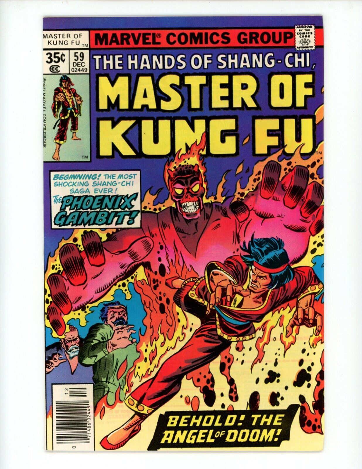 Master of Kung Fu #59 Comic Book 1977 NM- Marvel Shang-Chi High Grade