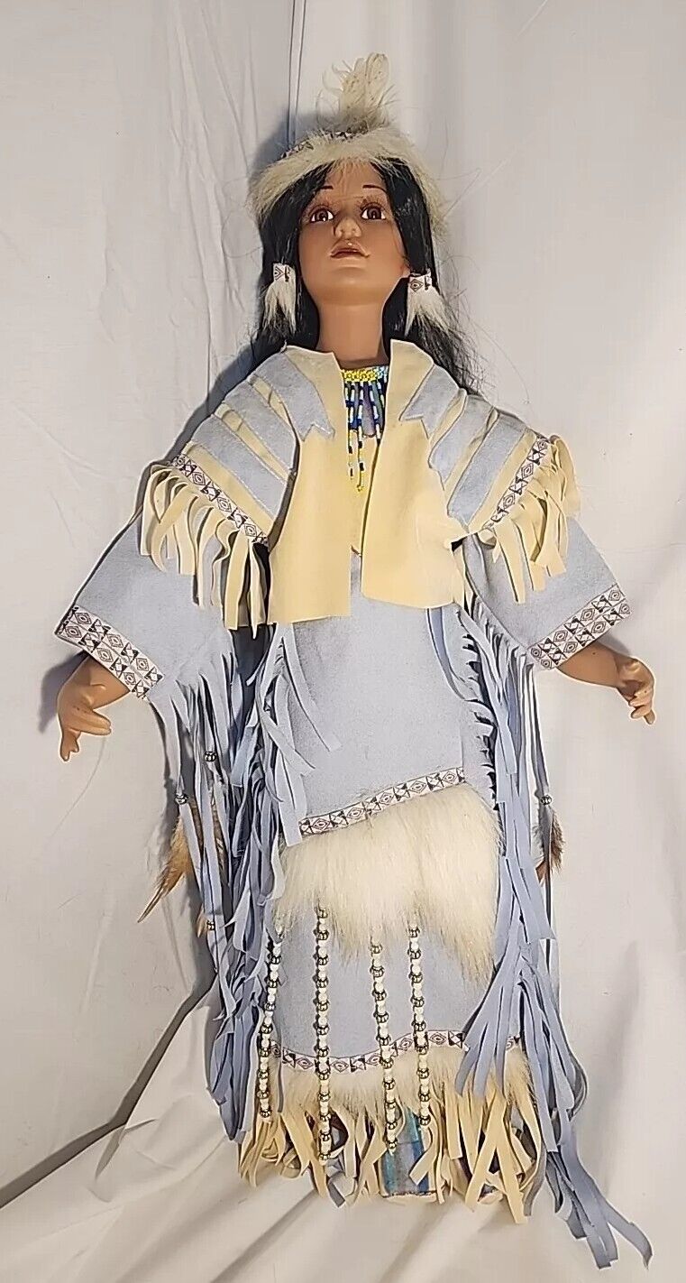 cathay collection porcelain doll Native American #270 Of 5000