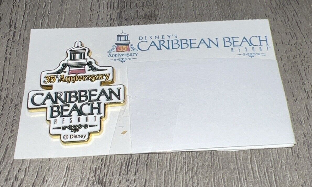 Rare~Disney Resort~ Caribbean Beach 35th Anniversary Exclusive Pin
