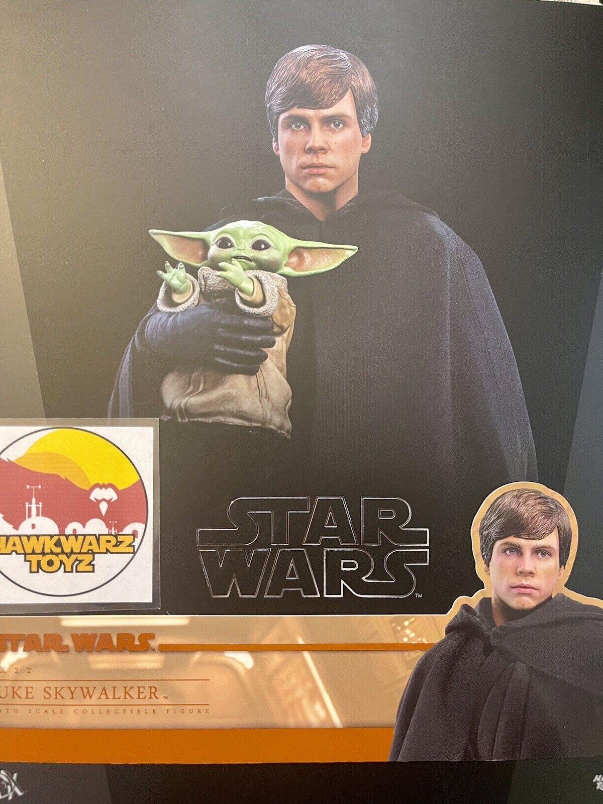 Hot Toys Star Wars The Mandalorian Luke Skywalker DX22 1/6 Sideshow Disney ROTJ