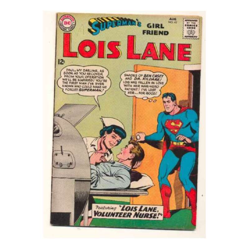 Superman\'s Girl Friend Lois Lane #43 DC comics Fine minus [p}