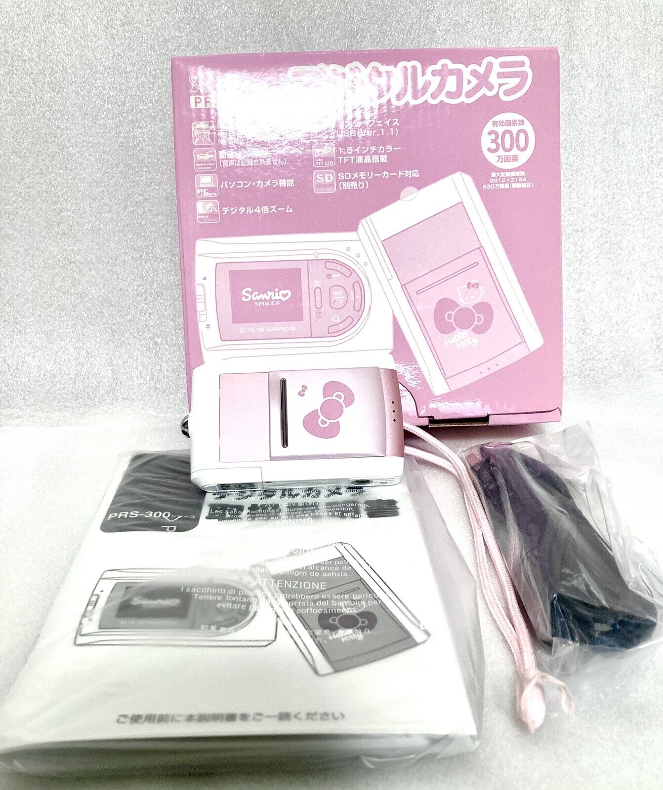 Rare Brand New Sanrio hello Kitty AVOX PRS-300K Digital Camera from JAPAN