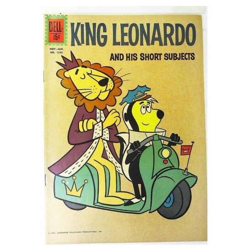 King Leonardo and his Short Subjects #1  - 1961 series Dell comics Fine [p^