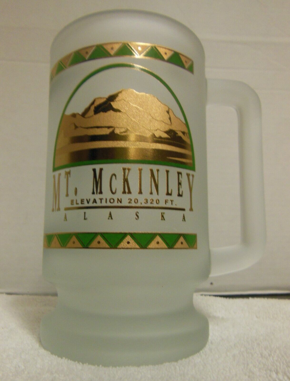 DANALI NATIONAL PARK, ALASKA MT McKinley Frosted Mug 16 Oz preowned LN 