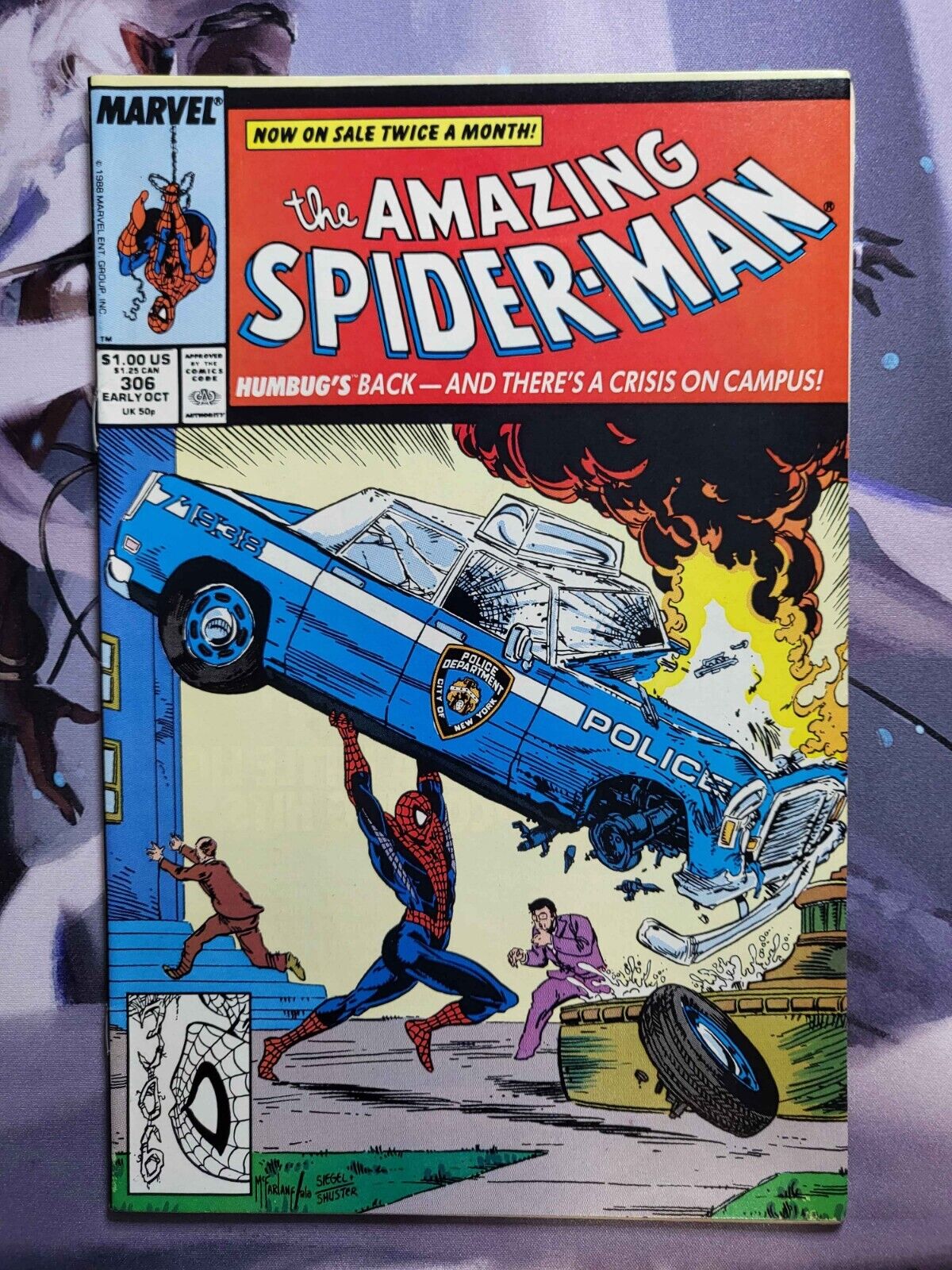 The Amazing Spider-Man #306 (1988),  Action Comics #1 Homage by Todd McFarlane 
