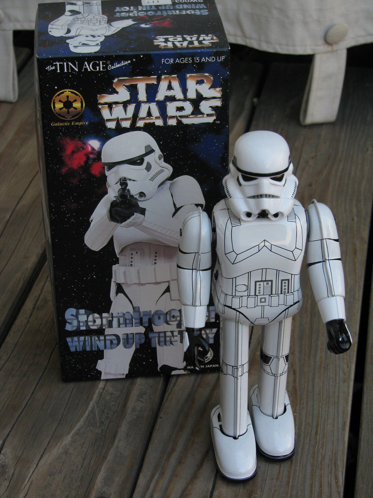 RARE ~ OSAKA Co 1998 STARS WARS Stormtrooper Wind Up 9½\