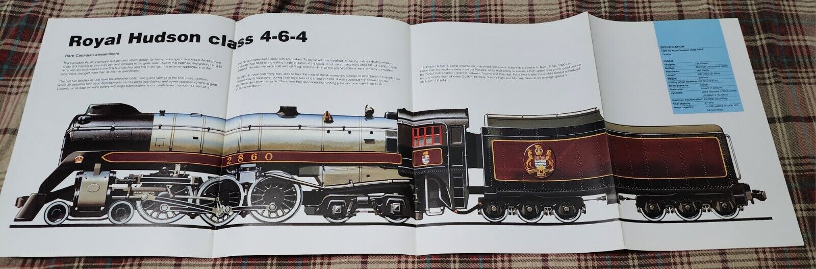 OUT OF PRINT ~ Canadian Pacific Railroad Train Locomotive Illustrated Poster