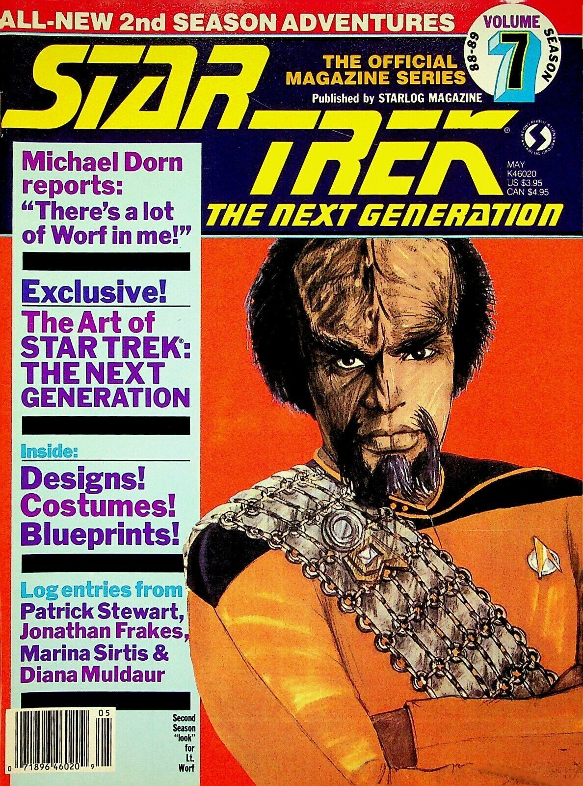 Star Trek The Next Generation Magazine, Volume 7, Very Good Condition