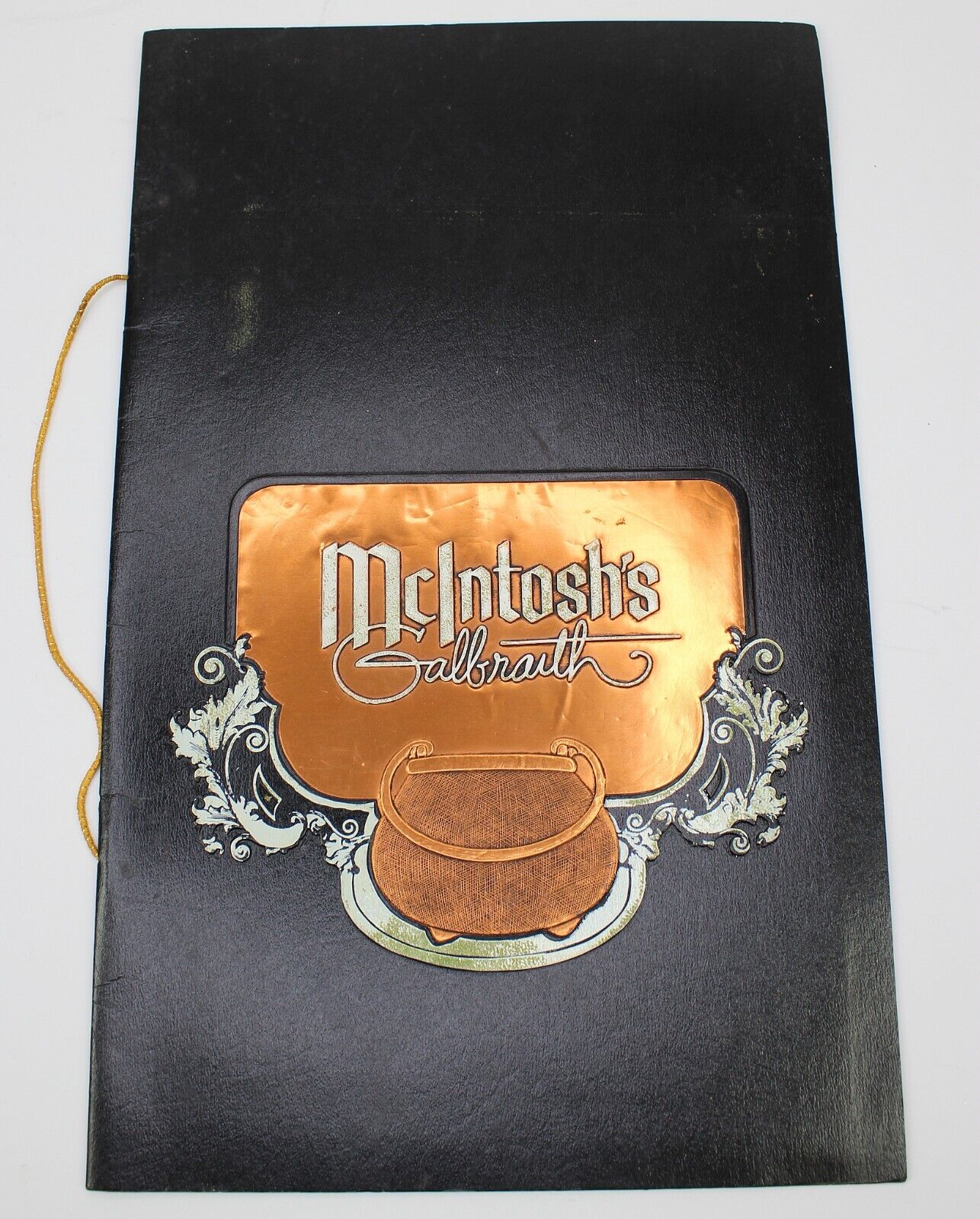 Vintage Menu McINTOSH'S GALBRAITH Restaurant Kansas City Missouri 1960s/1970s
