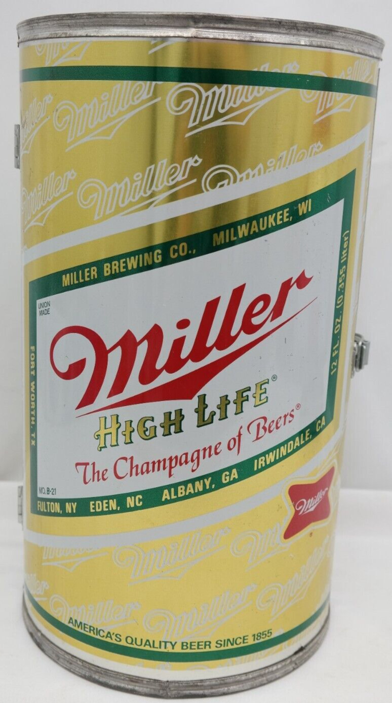 Miller High Life Large Beer Can Charcoal Barbecue Grill     TF