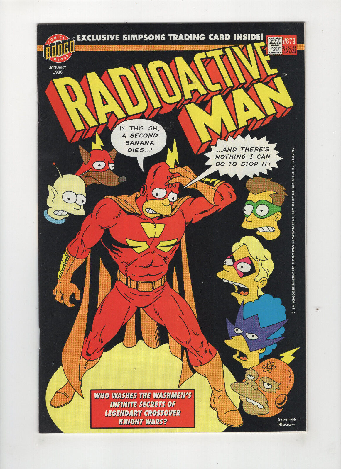 Radioactive Man #679 (1994, Bongo Comics)
