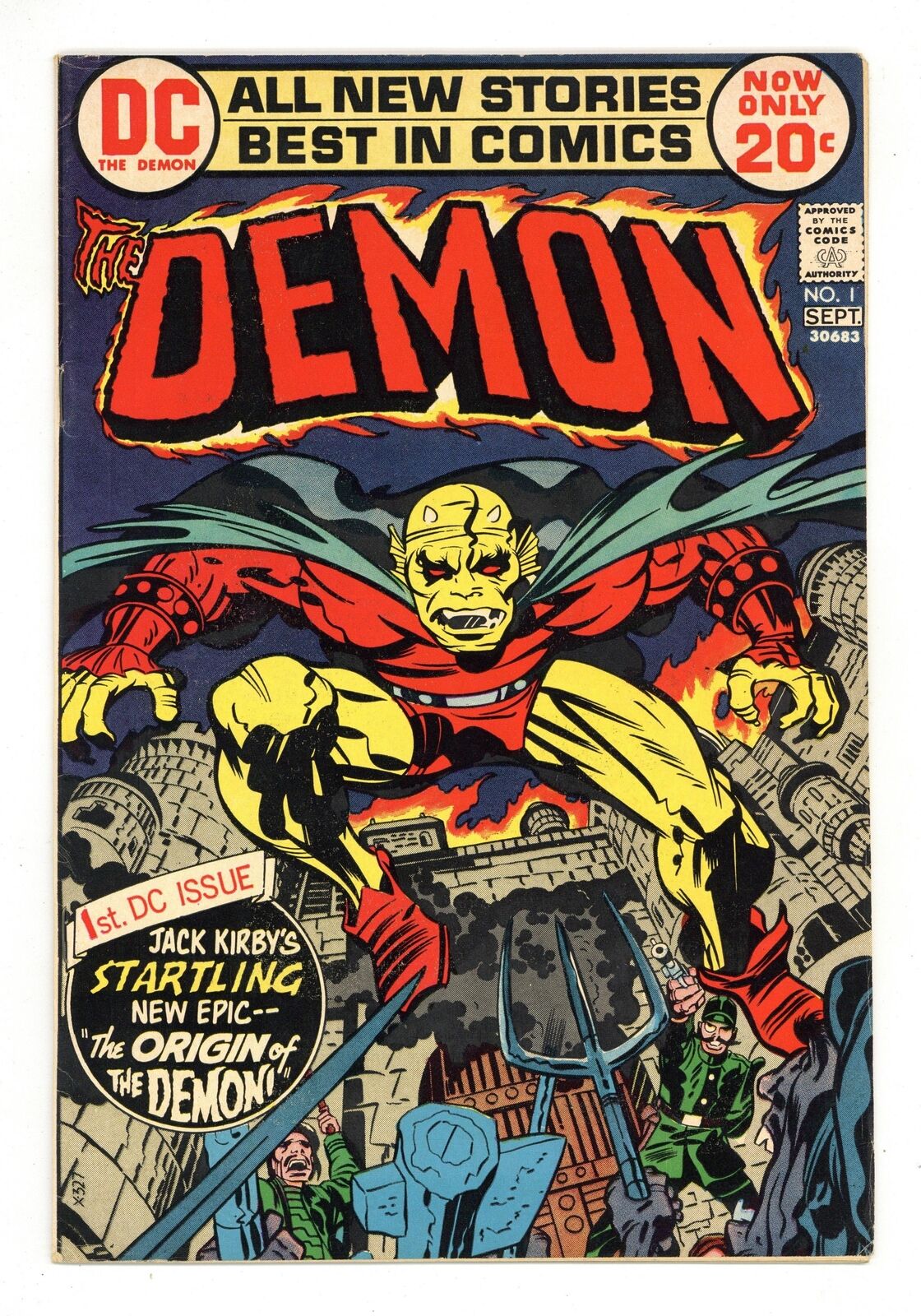 Demon #1 FN+ 6.5 1972 1st app. Etrigan the Demon
