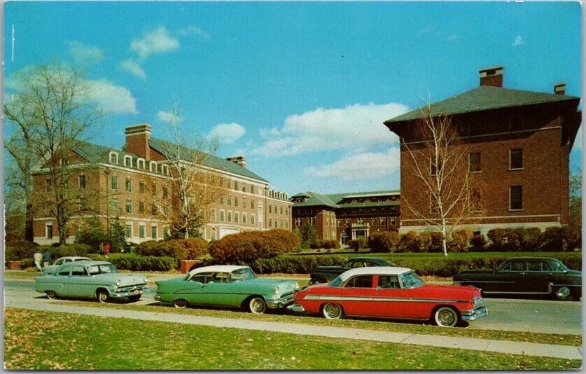 c1950s DePAUW UNIVERSITY Greencastle, Indiana Postcard \