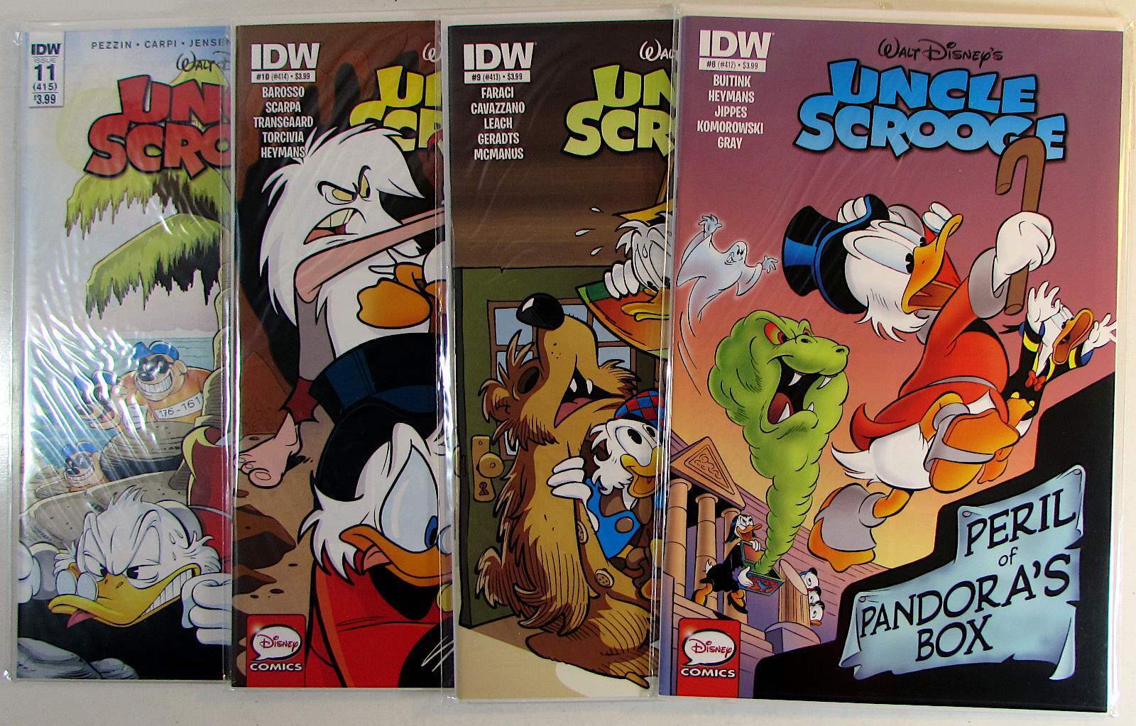 Uncle Scrooge Lot of 4 #11,10,9,8 IDW Publishing (2015) NM 1st Print Comic Books