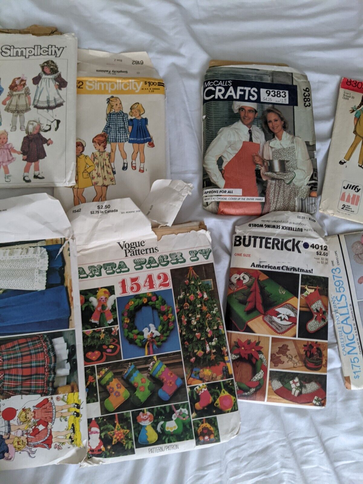  Butterick Simplicity sewing patterns Lot Of 14 Vtg 80 90 00s Used Sold As Is