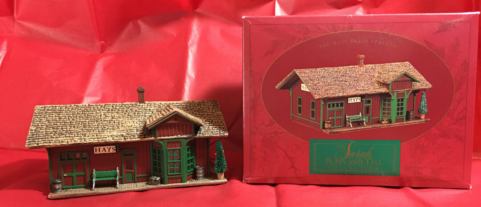 Christmas Hallmark The Sarah Plain & Tall Collection -  The Hays Train Station