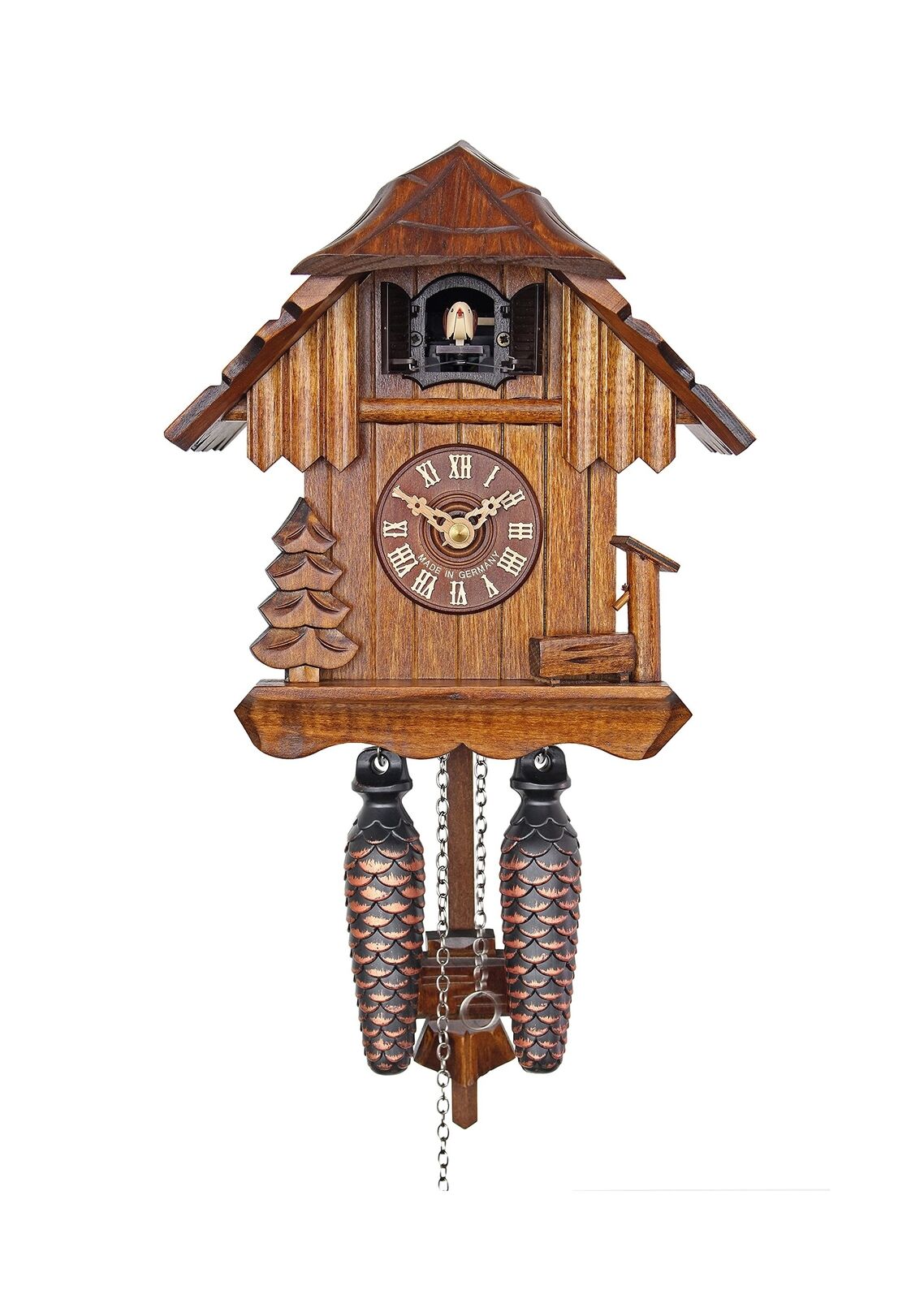 HerrZeit by Adolf Herr Quartz Cuckoo Clock - The Log House AH 22 QM
