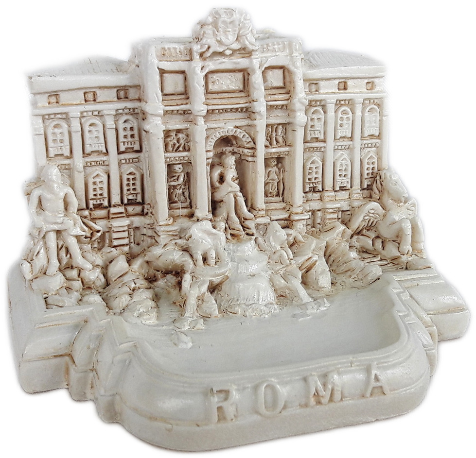 small Model Statue Rome Miniature Fontana di Trevi/Trevi Fountain Italy Italian