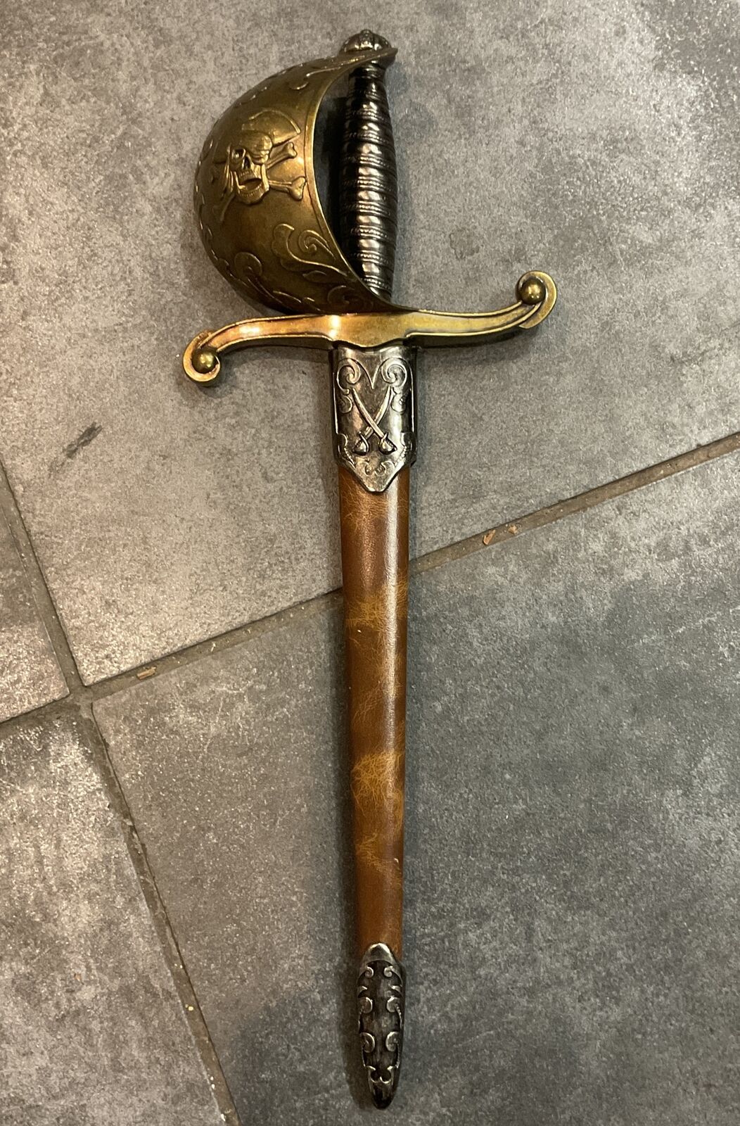Denix Spain 16th Century Replica Barbarossa Pirate Dagger W/ Sheath