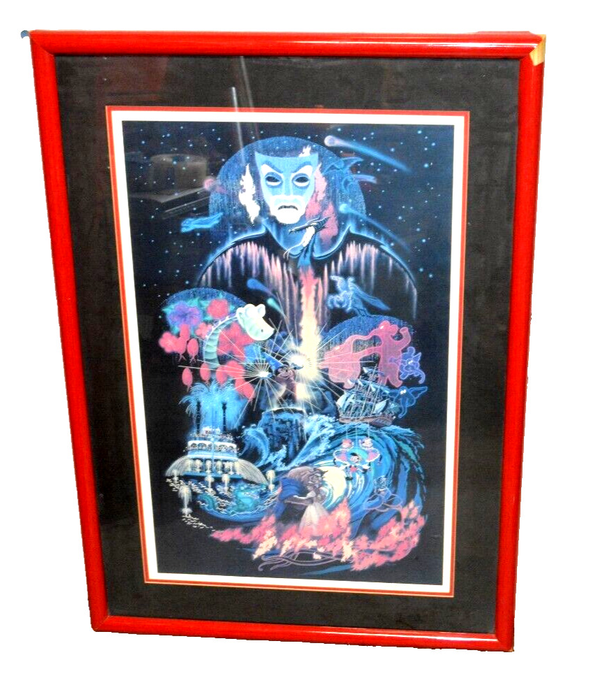 Fantasmic by Disney artist Charles Boyer Limited Edition Litho with COA 26x36
