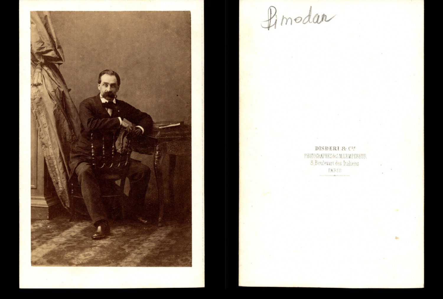 Disderi, Paris, Marquis de Pimodan Vintage Albumen Print CDV.Georges de Rareco