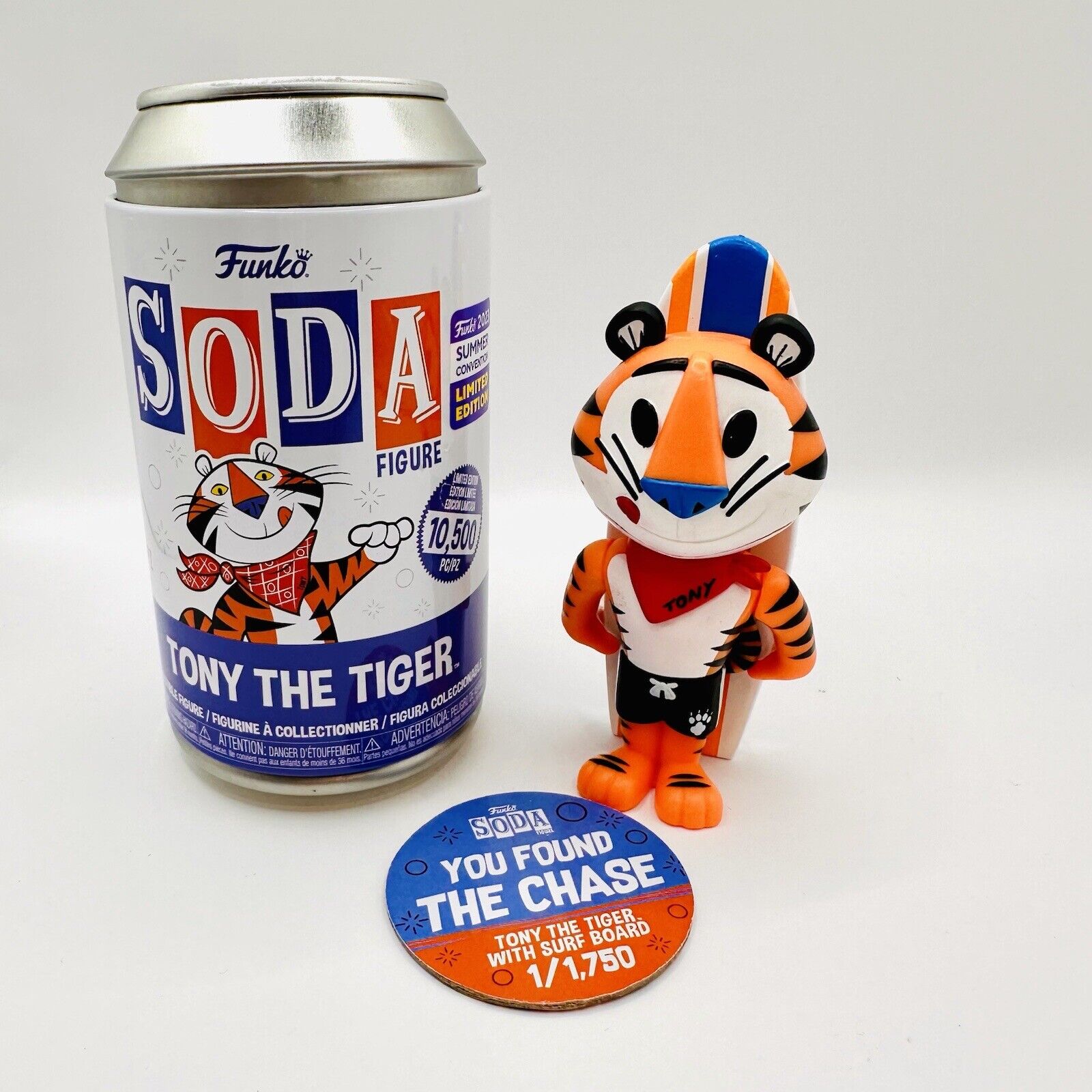 Funko SODA Tony The Tiger CHASE Frosted Flakes SDCC 2023 Ad Icons LE 1750