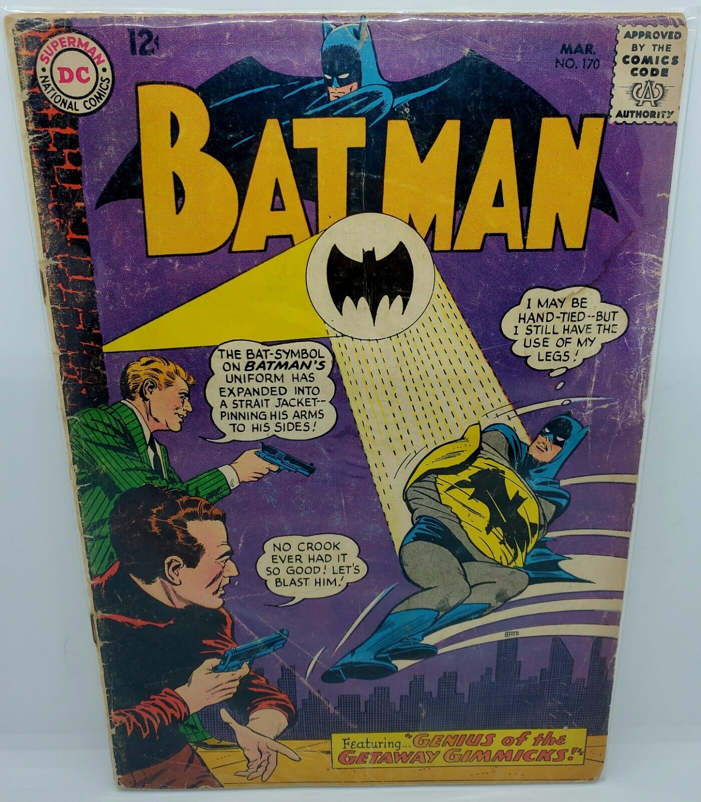 Vintage Batman #170 (DC Comics, 1965) Old Silver Age Robin 1st Ed 1st Print 🔥