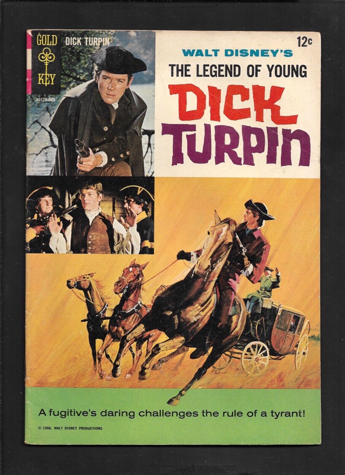 Walt Disney\'s The Legend of Young Dick Turpin #1 (1966): One-Shot Silver Age FN