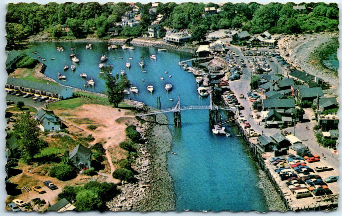 Postcard - Airview Of Perkins Cove, Ogunquit, Maine