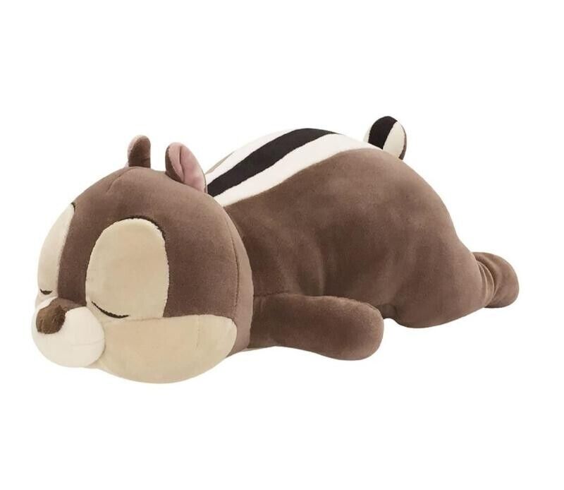 Disney Friend Chip L size Plush Fluffy Cutie Pillow / Stuffed Toy Japan