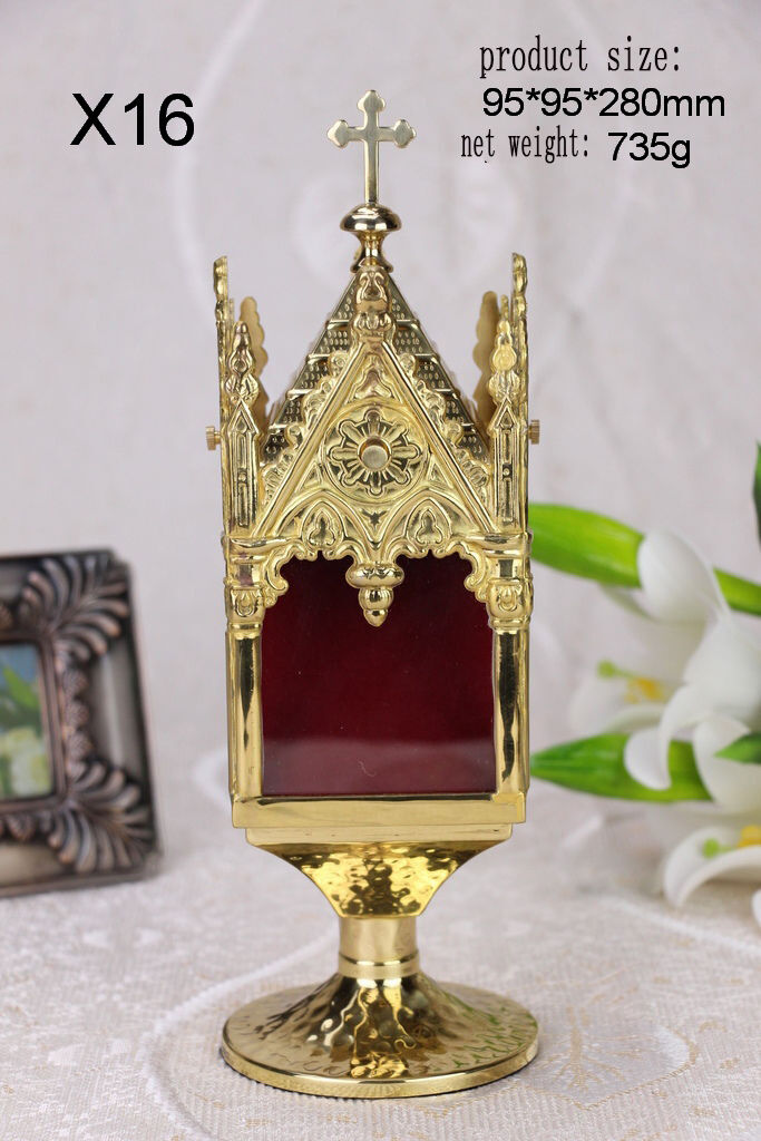 Brass-Reliquary-for-Church-or-home-relic-gift-Nice-Gothic-Style 11.02\
