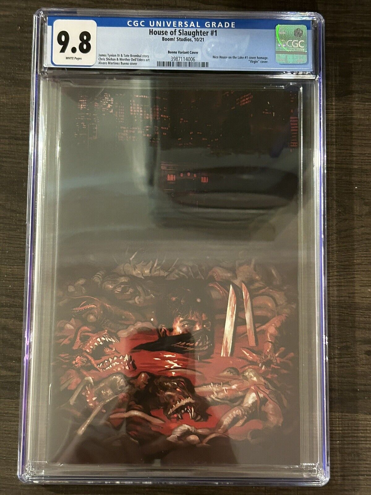 HOUSE OF SLAUGHTER #1 SIKTC 1:50 BUENO VARIANT CGC 9.8 IN STOCK 