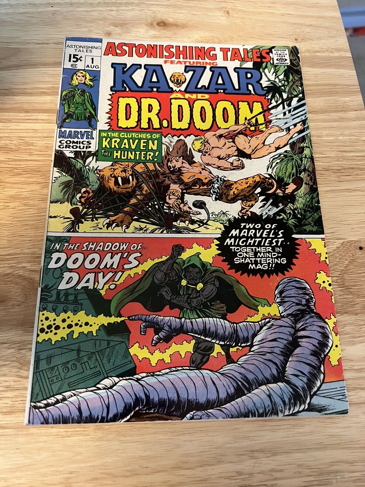 Astonishing Tales 1 Dr Doom 1970 Marvel Comics VF