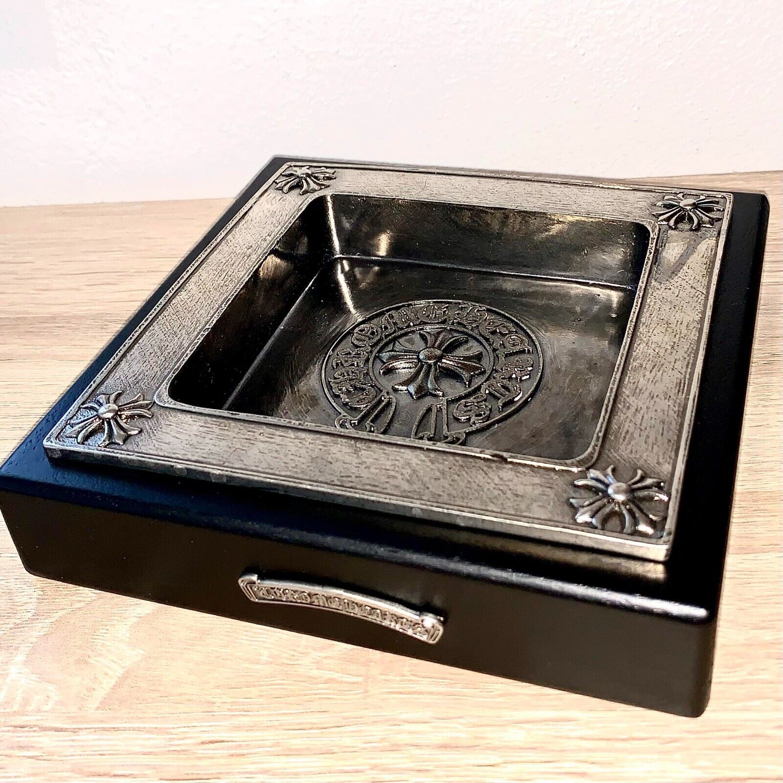 Chrome Hearts ash tray large bronze silver plated