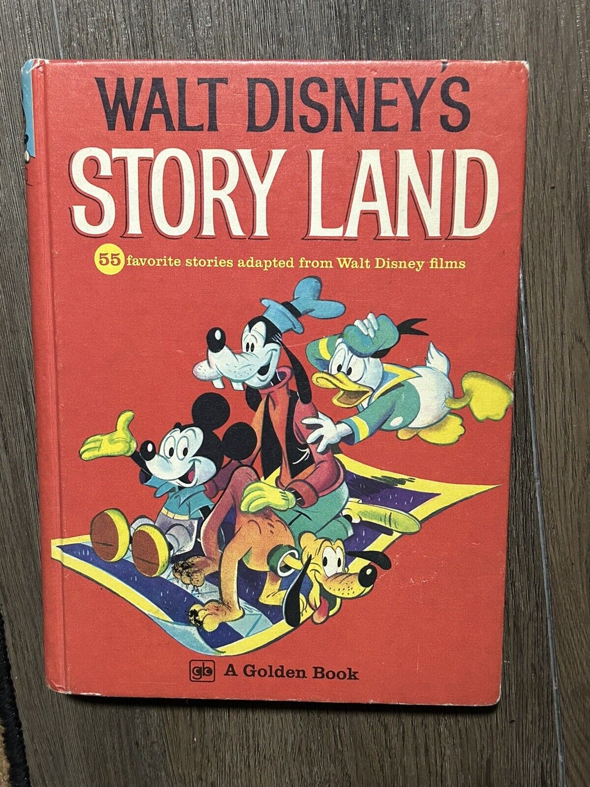 VINTAGE WALT DISNEY STORY LAND BOOK GOLDEN BOOK 1962 COPYRIGHT HARDCOVER