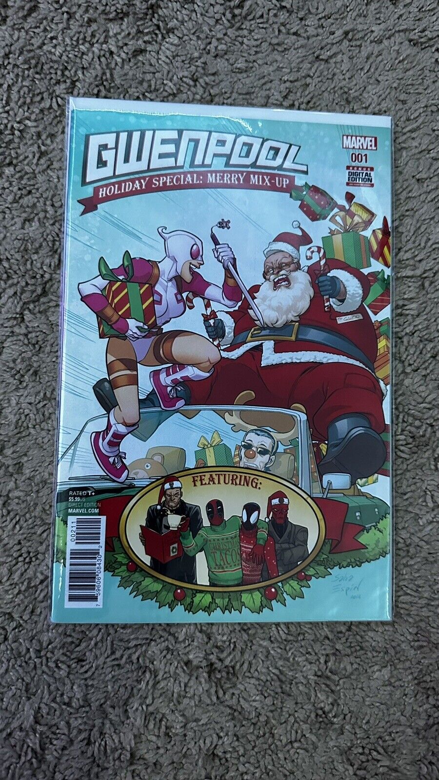 Gwenpool Holiday Special Merry Mix Up 1 Marvel Comics Deadpool Punisher 2016