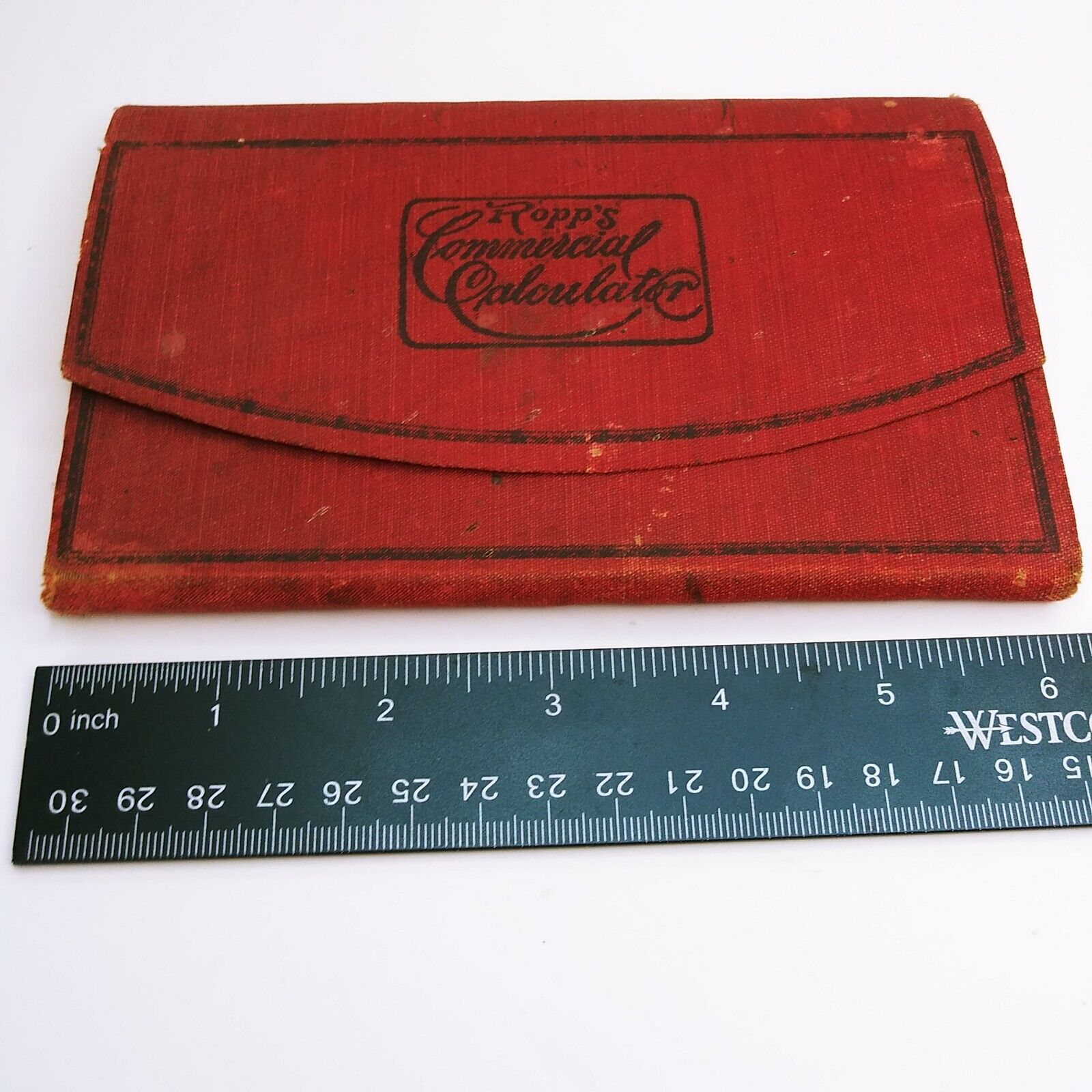 Antique 1906 Ropp's New Commercial Calculator & Short Cut Arithmetic BOOK - READ