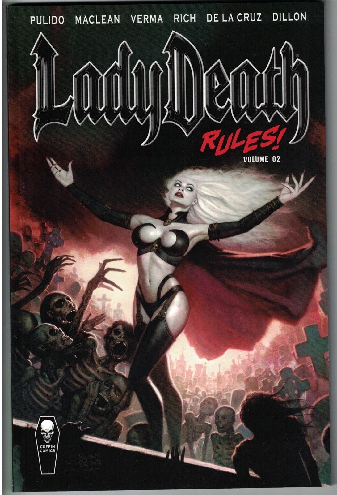 LADY DEATH RULES Vol 2 TP TPB Brian Pulido Coffin Comics NEW NM