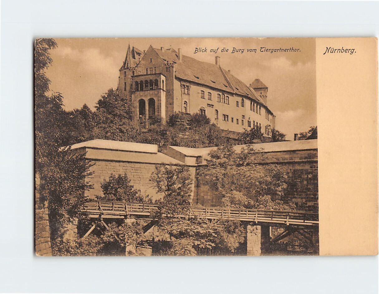 Postcard Imperial Castle of Nuremberg Nuremberg Germany