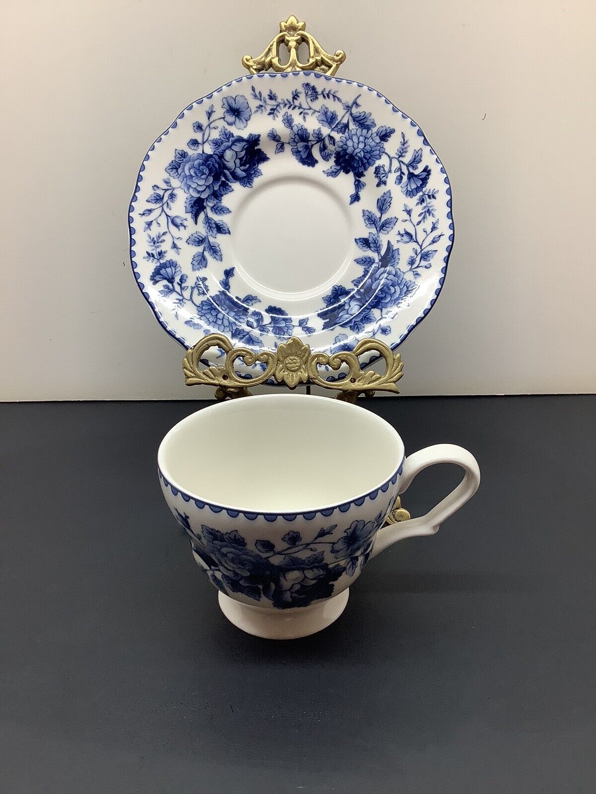 Biltmore Blue Ridge Rose Breakfast Tea Cup & Saucer For Your Home Fine China