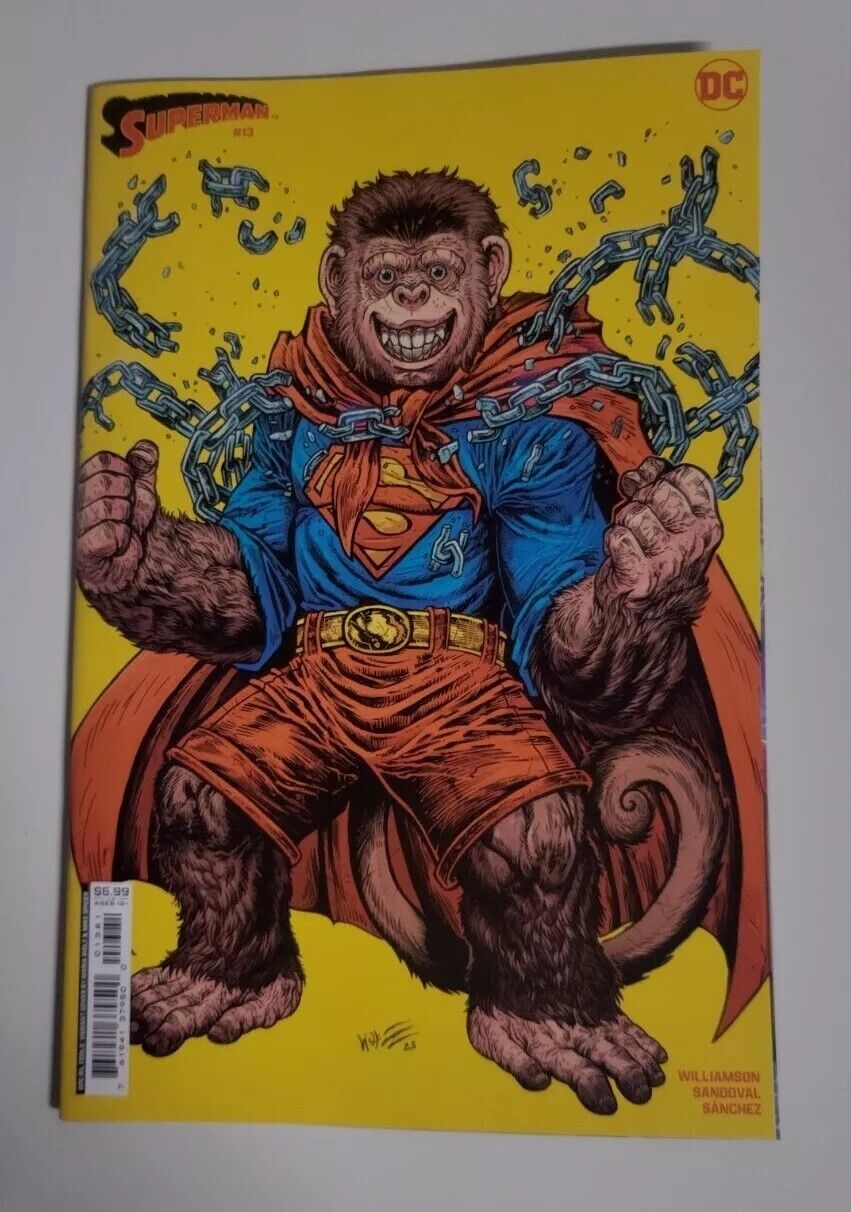 SUPERMAN #13 04/17/2024 NM/NM- CVR F MARIA WOLF BEPPO THE SUPER MONKEY DC COMICS