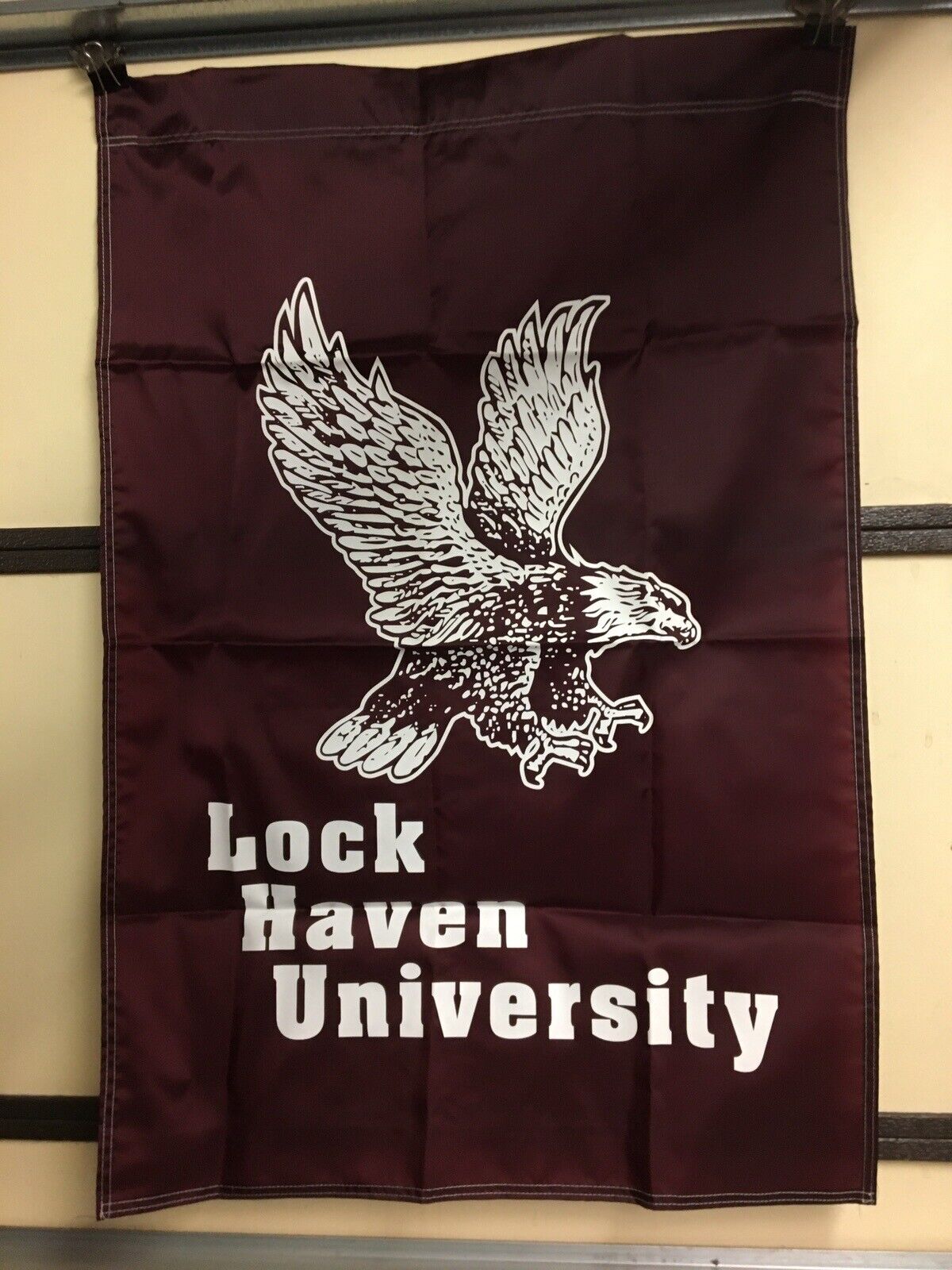 Lock Haven University Gatden Flag Banner
