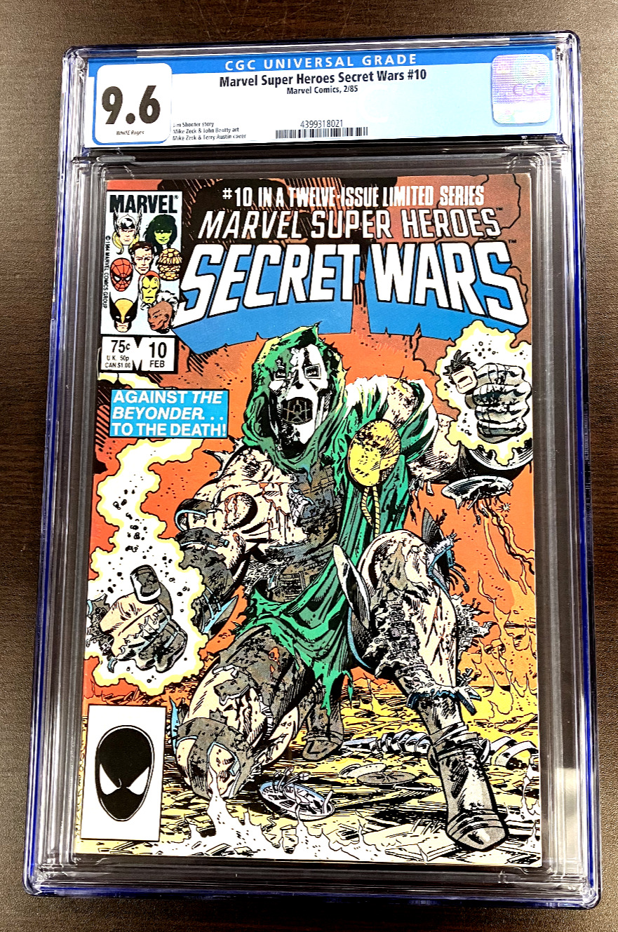 Marvel Super Heroes SECRET WARS #10 CGC 9.6 Marvel Comics 1985