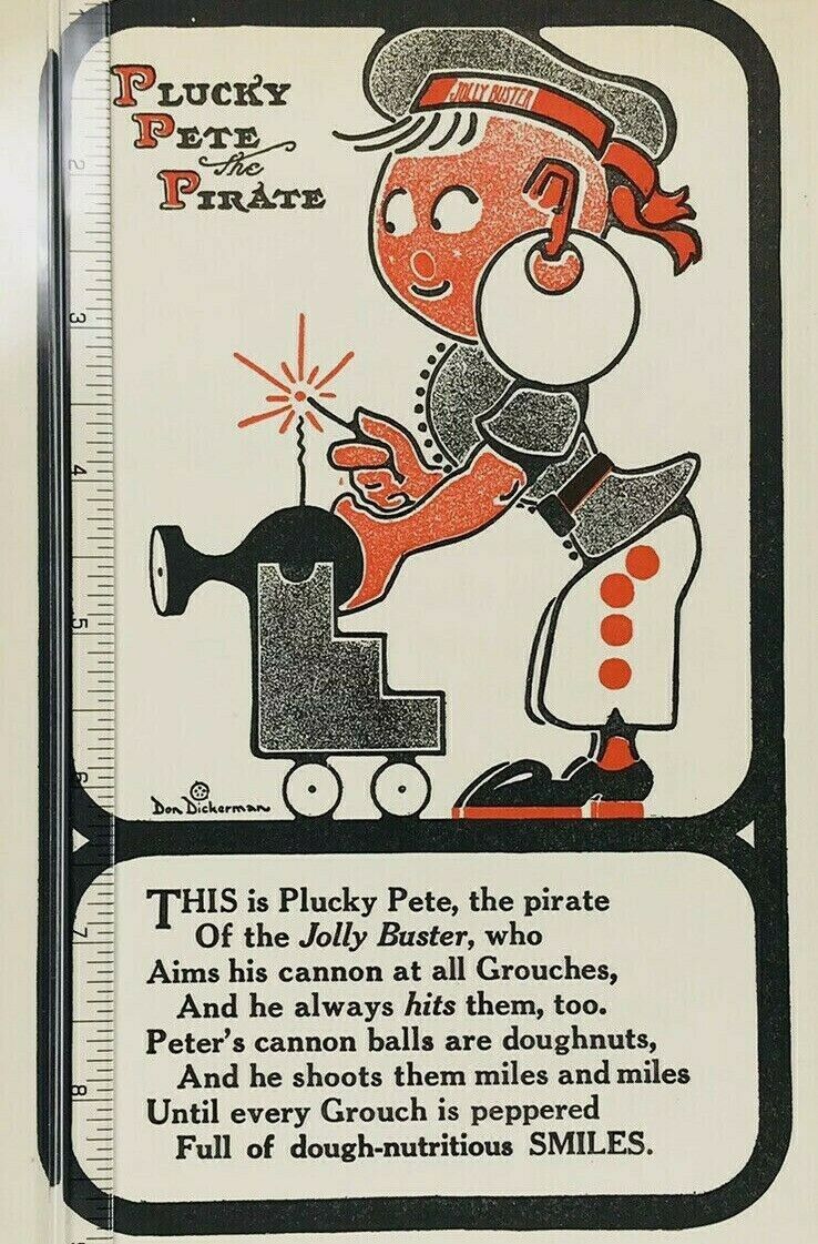 Plucky Pete Pirate Jolly buster aim Grouches Vintage whimsical book illustration