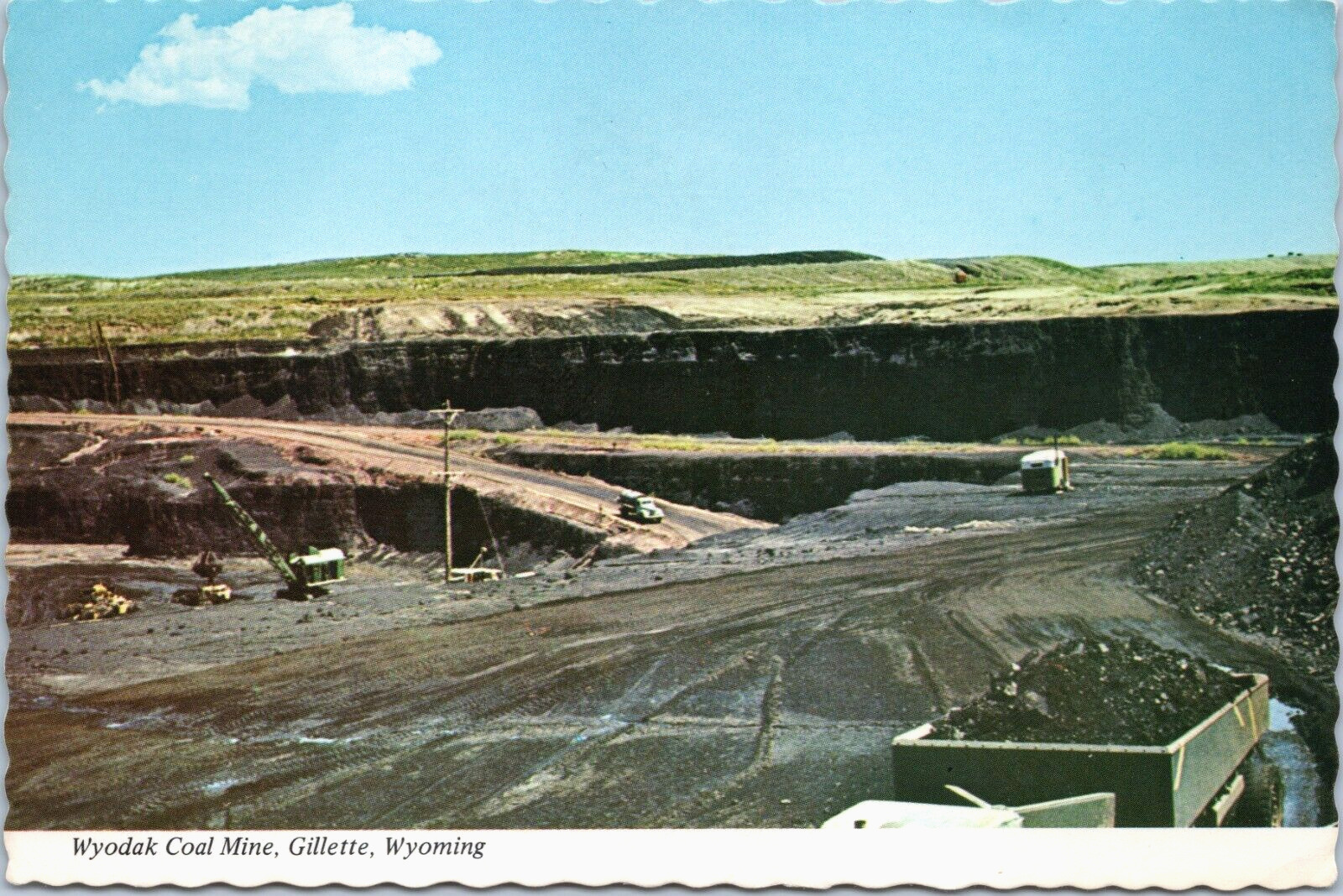Wyodak Coal lignite Deposit Mine Gillette Wyoming Mining Equipment Campbell Co.