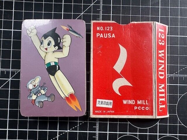 Vintage 60\'S/70\'S Astroboy Japan Exclusive Sealed Playing Cards With Package