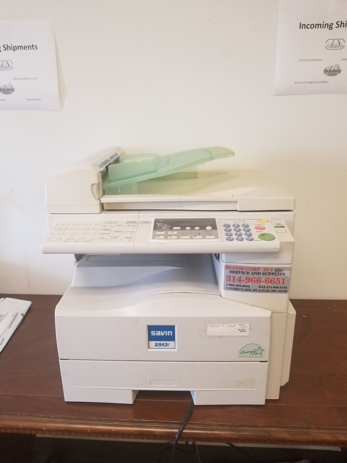 Vintage Savin 2513F Copier/Fax Machine (Tested, Working)