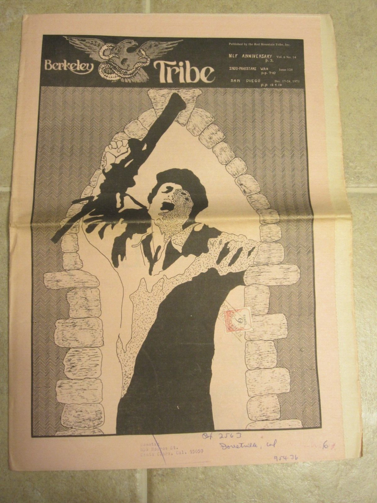 Berkeley Tribe Newspaper December 1971 Vietnam War NLF Joi Bangla