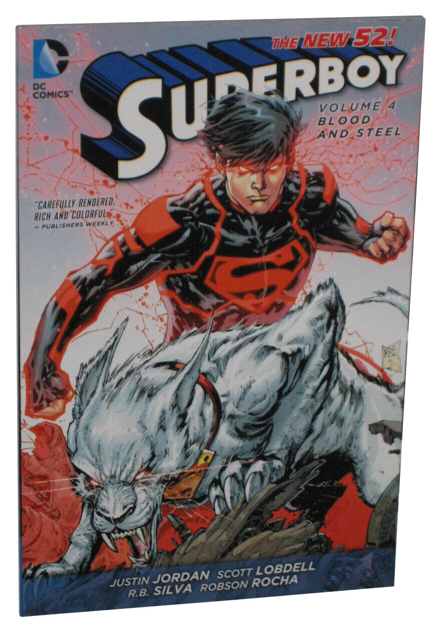 DC Comics Superboy Vol. 4 Blood and Steel New 52 (2014) Paperback Book